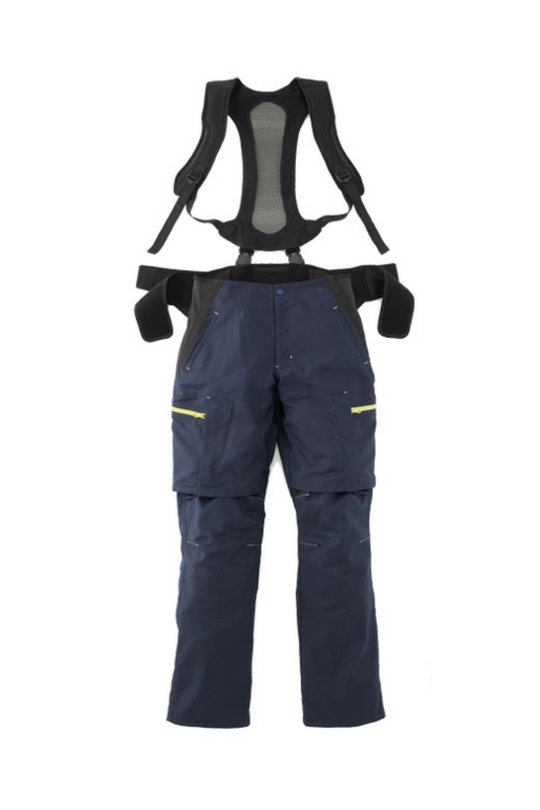 【KURABO】ストレッチツイル CBW アシストスーツ（ポリエステル65%・綿35%／ユニセックス）