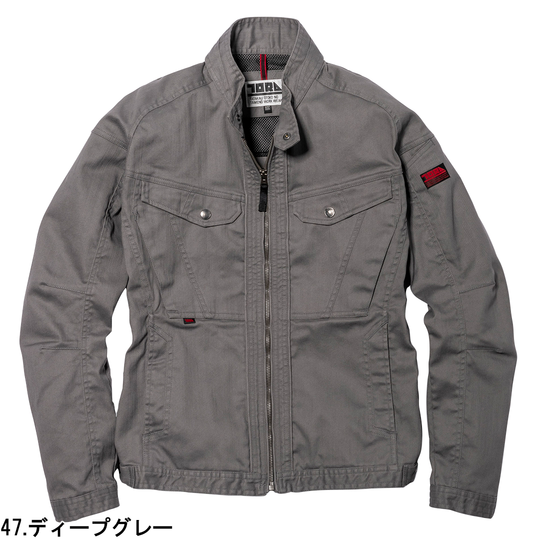 【寅壱】9530-554 グランジーン ライダースジャケット（綿50%・ポリエステル50%／メンズ）通年対応