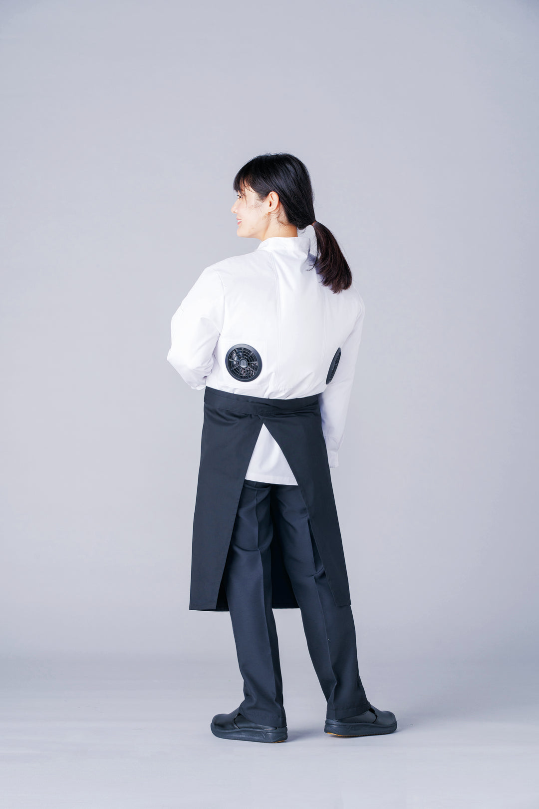 AIR-003【服のみ】エアセンサー コックコート （厨房・飲食店向け）